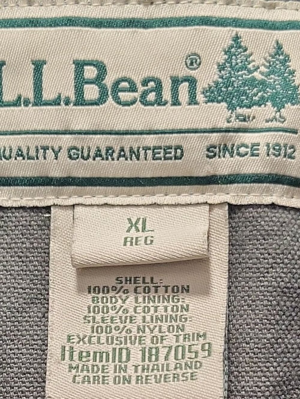 L.L Bean Green Xl Mens Work Coat - work,outdoors,chore,grampacore,cozy,winter - Picture 11 of 11